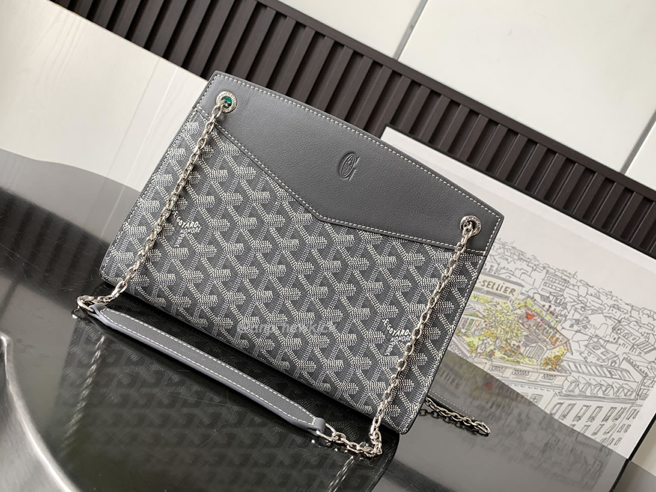 Goyard Rouette Small Hard Version 18 Cm X 9 Cm X 25.5 Cm (12) - www.newkick.vip